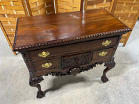 Antique Carved Low Boy