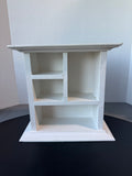 White Painted Wooden Freestanding Trinket Shelf