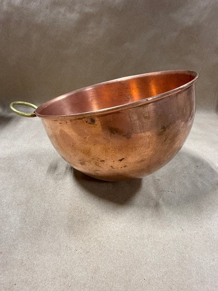 (A) Paul Revere Copper Mixing Bowl With Brass Loop