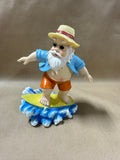 Surfing Santa Claus