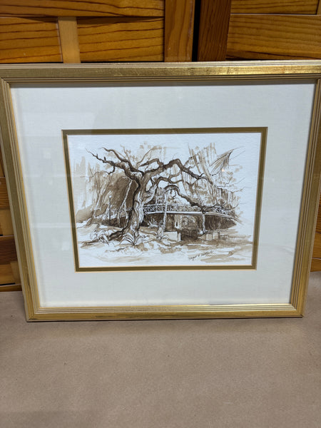 Sketch/Watercolor by Margaret Webster; Signed