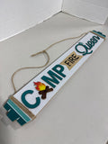 Campfire Queen Hanging Sign / 2 Available // PRICED INDIVIDUALLY