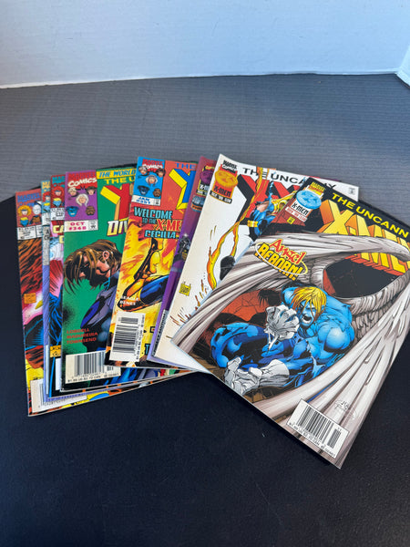 (I) Lot of 8 Assorted Vintage The Uncanny X-Men Comics