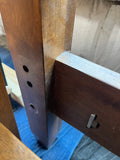 Queen 4 Poster Bed with Rails and Slats