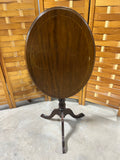 Tilt Top Oval Table