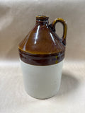 Two Tone Stoneware Whiskey Jug