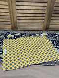 Vera Bradley Quilted Yellow Bird Floral Placemats -