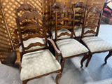 Dining Set: Table, 1 Leaf, 6 Chairs***HEAVY ITEM***READ DETAILS ON PICK UP POLICY***