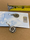 Pewter Poppy Earrings