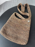 Helen Kaminski The Flat Sac Brown Raffia Shoulder Bag