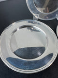 3-Piece M. Fred Hirsch Monogrammed Sterling Silver Bread & Butter Plates