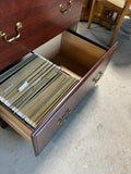 Particle Board File Cabinet with 2 Drawers and with Key***HEAVY ITEM***