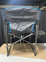 Timber Ridge Folding Canvas Chair w/Collapsible Side Tray