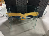 Oval Glass Dining Table/NO CHAIRS ***HEAVY ITEM***READ DETAILS ON PICK UP POLICY***