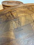 Digsmed #10 Danmark Teak Wood Divided Oval Trays - Set Of 8
