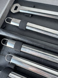 5-Piece Stainless Steel Grilling Tool Set with Case