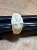 Ring with Carved Bird - SIZE 8.25