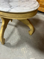 Oval Marble Top Coffee Table