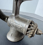 LF& C Vintage Hand Crank Meat Grinder with Clamp