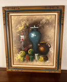 Original Painting In Wooden Frame - Signed By Artist
