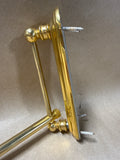 Kimball & Young Brass Swing Wall Mirror AS IS