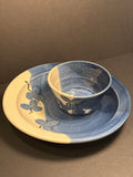 Follette Pottery Serving Set; Signed