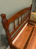 Double Bed (C) with Rails and Slats