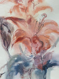 Fire Lily Watercolor Print