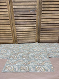 Floral Style Rectangle Placemats By Pottery Barn - Set Of 4