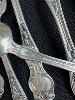 67-Piece RW&S Wallace Violet Vintage Sterling Silver Flatware Set