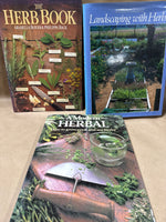 (B) 3 Herb Books