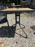 Emu Outdoor Bistro Table and Chairs Set (Aluminum w/Composite Top)