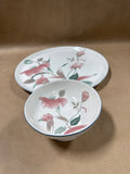 Floral Mikasa Chips And Dip Set