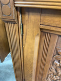 Antique Buffet with Carved Accents ***HEAVY ITEM***READ DETAILS ON PICK UP POLICY*** Read Description of item carefully***