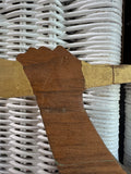 Signed 1989 Nancy Thomas Trumpet Angel Wooden Wall Hanging AS IS (READ DESCRIPTION CAREFULLY)