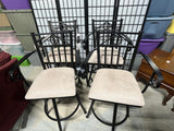 Tempo Industries Heavyweight Swivel Bar Stools, Set of 4