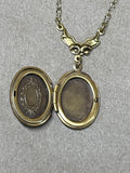 Gold Tone Necklace with Locket