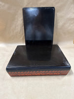 Black And Orange Japanese Lacquer Writing Box