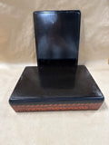 Black And Orange Japanese Lacquer Writing Box
