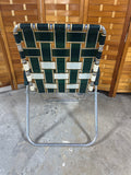 Green Woven Beach Chair