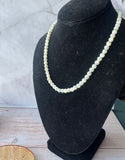 Mother of Pearl Vintage Round Beaded Necklace