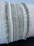 Devi Designs Bohemian Embellished Rectangular Throw Pillow