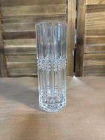 Cristal D'Arques HEAVY Genuine Lead Crystal Cylindrical Vase