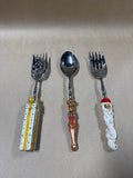 3-Piece Heavyweight Holiday Salad Servers