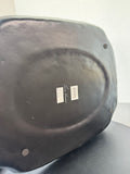 Signed Jeanne Wassenaar Art in Motion Bohemian Glass Tray