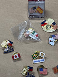 Lot of Various Flags/Rotary Pins