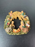 Heavy Resin Hanging Nativity Scene