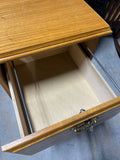 Wood Craft Co. Two Drawer File Cabinet with Key (A)***HEAVY ITEM***READ DETAILS ON PICK UP POLICY***