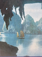 Halong Bay in Vietnam Print - Simply Framed (Mat Is A Piece of Paper)