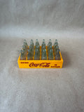 Mini Coca Cola Bottles In Plastic Case - 25 Pieces